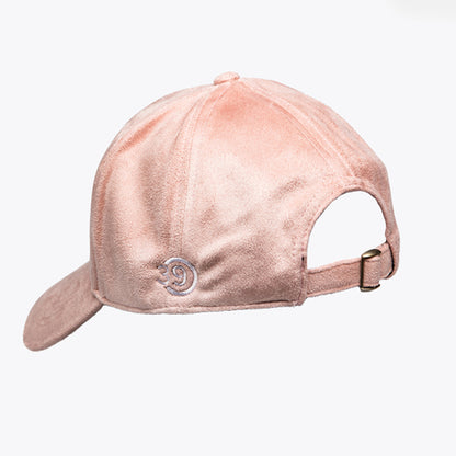 Thirty-nine cap roze Suède
